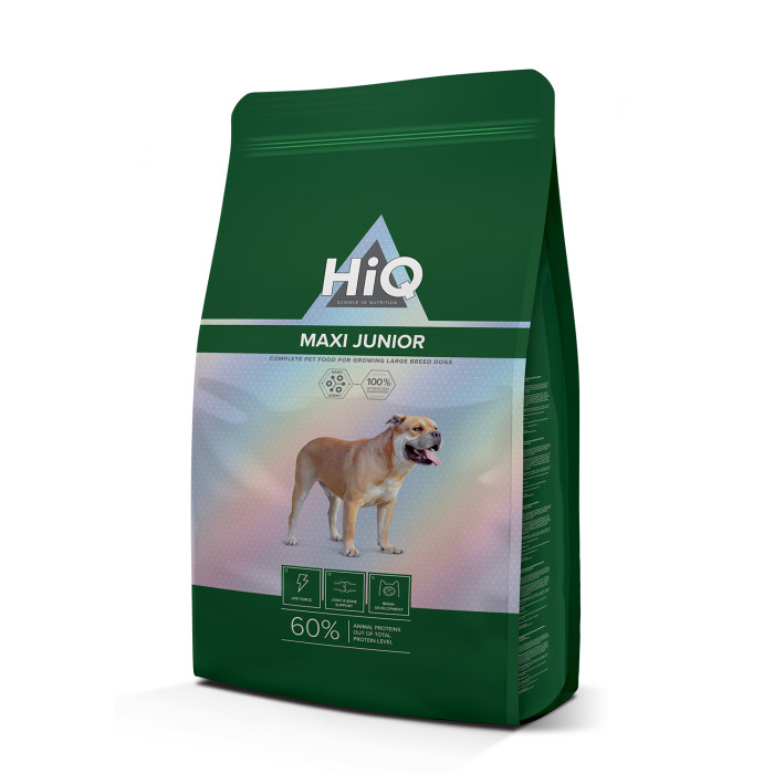 HIQ сухой корм для молодых собак крупных пород 