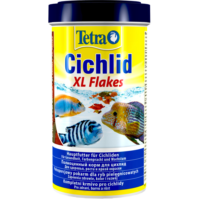 TETRA Tetra Cichlid Flakes XL корм для цихлид 
