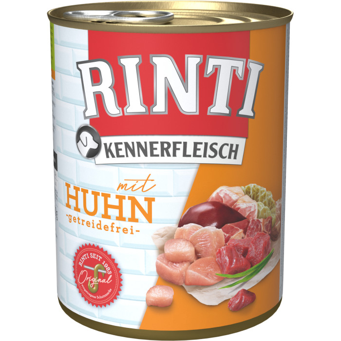 FINNERN RINTI Kennerfleisch консервированный корм для взрослых собак, с курятиной 