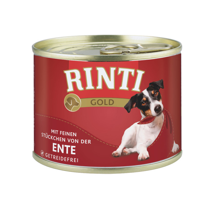 FINNERN RINTI gold консервированный корм для взрослых собак, с мясом утки 