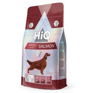 HIQ сухой корм для взрослых собак крупных пород, с лососем 2.8 кг x 4