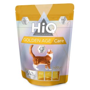 HIQ сухой корм для зрелых кошек, с мясом домашней птицы   400 г, x 4