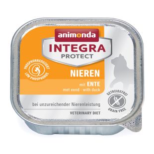 ANIMONDA Integra Renal консервированный корм для взрослых кошек, с утятиной 100 г x 16
