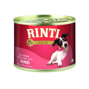 FINNERN RINTI gold konservsööt täiskasvanud koertele veiselihaga 185 g x 12