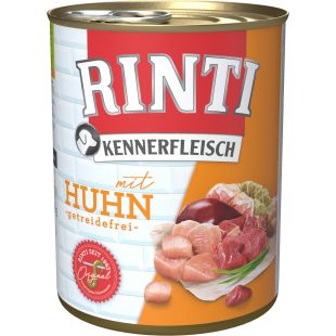 FINNERN RINTI Kennerfleisch консервированный корм для взрослых собак, с курятиной 800 г x 12