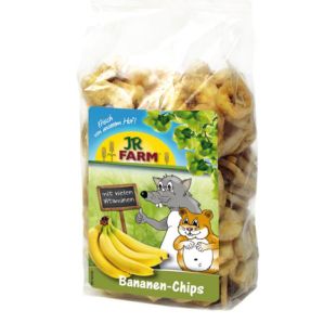JR FARM toidulisand närilistele, kuivatatud viilutatud banaanid 150 g