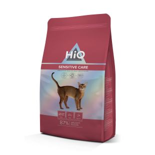 HIQ сухой корм для взрослых кошек с чувствительной системой пищеварения 6.5 кг x 3