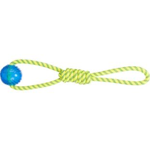 TRIXIE игрушка для собак веревочка с мячиком, плавающая 40 cм