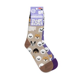 WORLD DOG SHOW носки из хлопка, с принтами в виде собачек размер 41-46