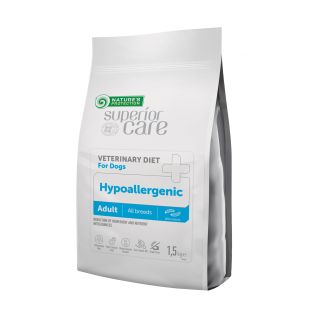 NATURE'S PROTECTION SUPERIOR CARE putukatega dieet kuivtoit igat tõugu täiskasvanud koertele, kellel on soodumus toiduallergia tekkeks 1,5 kg