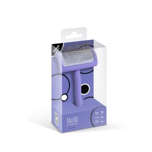 TAURO PRO LINE kumer ristkülikukujuline puidust hari, harjased 25 mm M, 9,6 × 19,0 cm, lilla