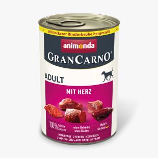 ANIMONDA GRANCARNO консервированный корм для взрослых собак, с сердечками 400 г