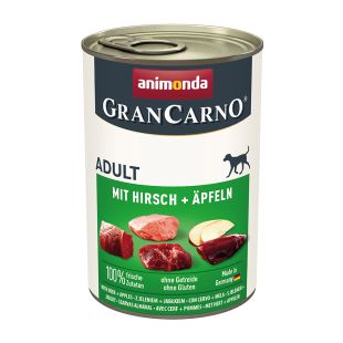 ANIMONDA GRANCARNO hirveliha ja õuntega konserv täiskasvanud koertele 400 g