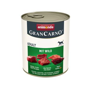 ANIMONDA GRANCARNO konservsööt täiskasvanud koertele ulukilihaga 800 g