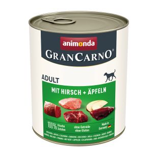 ANIMONDA GRANCARNO hirveliha ja õuntega konserv täiskasvanud koertele 800 g