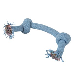 ZOLUX игрушка-веревка для домашних животных "Cosmic" синего цвета, 25 cм