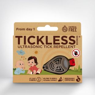 TICKLESS Eco Kid ультразвуковой кулон для детей, защищающий от клещей коричневый
