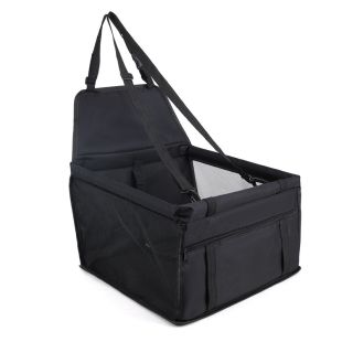 PAW COUTURE Looma kandmiskott 41x32x27 cm, must