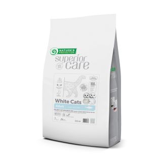 NATURE'S PROTECTION SUPERIOR CARE беззерновой сухой корм с сельдью для кошек всех пород с белым окрасом шерсти 7 кг