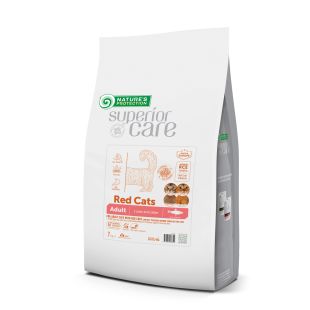 NATURE'S PROTECTION SUPERIOR CARE teraviljavaba kuivtoit heeringaga punase karvastikuga kõigile täiskasvanud kassidele 7 kg
