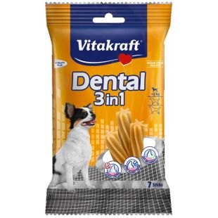 VITAKRAFT Dental 3in1 Extra Small närimispulgad koertele 70g