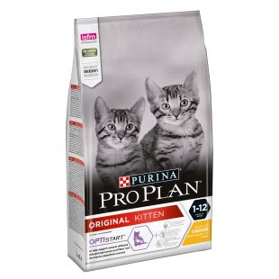 PRO PLAN OPTISTART сухой корм для котят, с курятиной 1.5кг