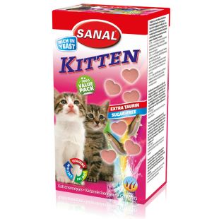 SANAL cat kitten пищевая добавка для молодых кошек 30 г, в таблетках