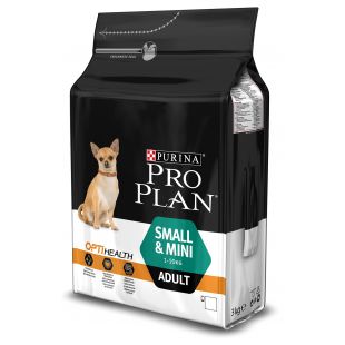 PRO PLAN OPTIHEALTH сухой корм для взрослых собак малых и декоративных пород 3 кг