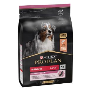 PRO PLAN OPTIDERMA сухой корм для взрослых собак средних пород с чувствительной кожей 3 кг