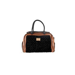 MISOKO Lemmiklooma reisikott, 45x20x30 cm must ja pruun