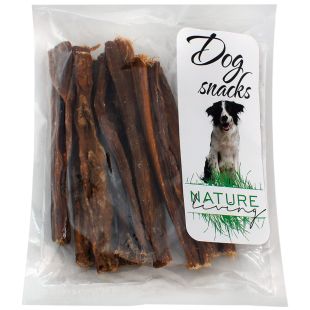 NATURE LIVING Лакомство для собак, сушеные кусочки свиного желудка 100 г