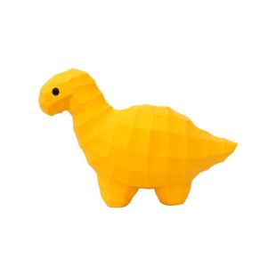 MISOKO игрушка для собак, динозавр, латекс, 21,5 cм желтый