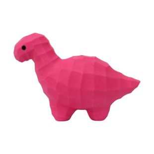 MISOKO игрушка для собак, динозавр, латекс, 21,5 cм розовый