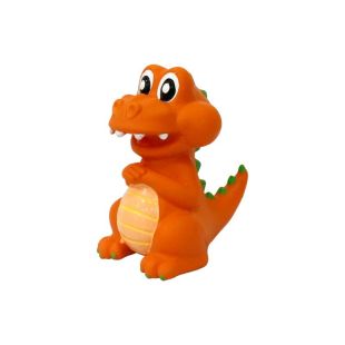 MISOKO игрушка для собак, динозавр, латекс, 9 cм коричневый