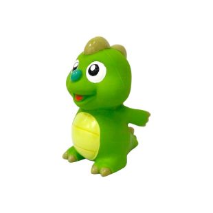 MISOKO игрушка для собак, динозавр, латекс, 9 cм зеленый