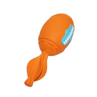 MISOKO игрушка для собак, ракета, резина, 16,5 cм oранжевая