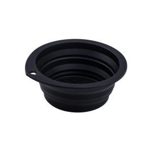 PET ADVANCE миска для домашних питомцев, силиконовая, , 13,9x13x0,5 cм черная
