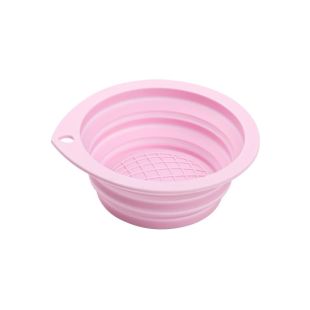 PET ADVANCE миска для домашних питомцев, силиконовая, , 13,9x13x0,5 cм розовая