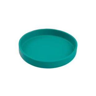 PET ADVANCE lemmiklooma taldrik, silikoon, 15x15x2,5 cm roheline