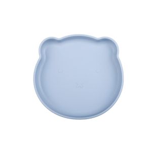 PET ADVANCE lemmiklooma taldrik, karu pea kujuline, silikoon, 17,5x16,5x3,5 cm sinine