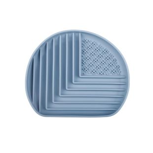 PET ADVANCE lemmiklooma kauss aeglaseks söömiseks, silikoon, 22x19x3 cm sinine