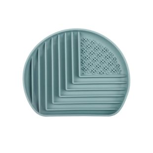 PET ADVANCE lemmiklooma kauss aeglaseks söömiseks, silikoon, 22x19x3 cm roheline