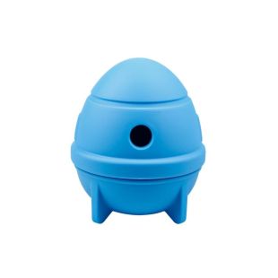 PET ADVANCE lemmiklooma kauss aeglaseks söömiseks, silikoon, 9,6x9,6x11 cm sinine