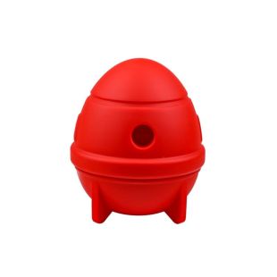 PET ADVANCE миска для медленного кормления домашних питомцев, силиконовая, 9,6x9,6x11 cм красная