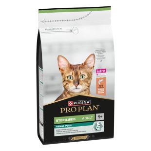 PRO PLAN OPTIRENAL kuivtoit steriliseeritud kassidele, lõhega 1.5 kg
