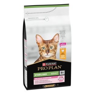 PRO PLAN OPTIDIGEST kuivtoit täiskasvanud steriliseeritud kassidele, kanalihaga 1.5 kg