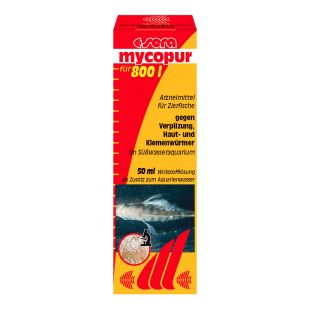 SERA Mycopur средство против грибка и других кожных заболеваний декоративных рыб 50 мл