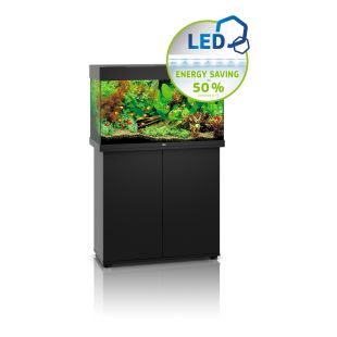 JUWEL LED Rio 125 akvaarium must, 125 l, 81 x 36 x 50 cm