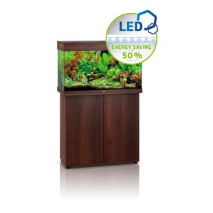 JUWEL LED Rio 125 akvaarium tumedast puust, 125 l, 81 x 36 x 50 cm