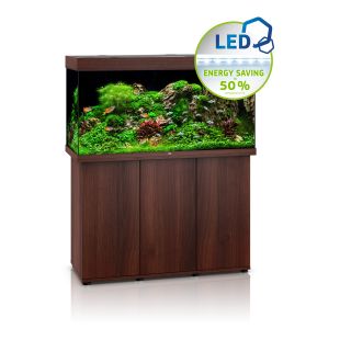JUWEL LED Rio 350 akvaarium tumedast puidust, 350 l, 121 x 51 x 66 cm